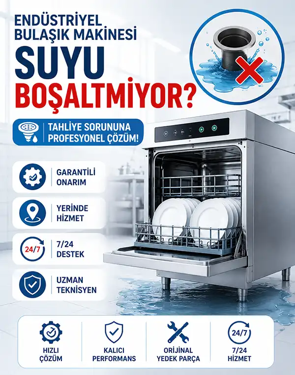 Bulaşık Makinesi Suyu Boşaltmıyor